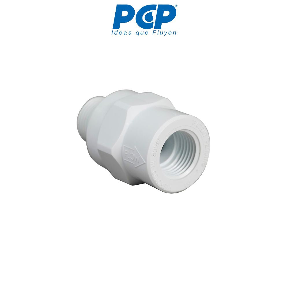 Check anti-retorno liviano en PVC de 1"