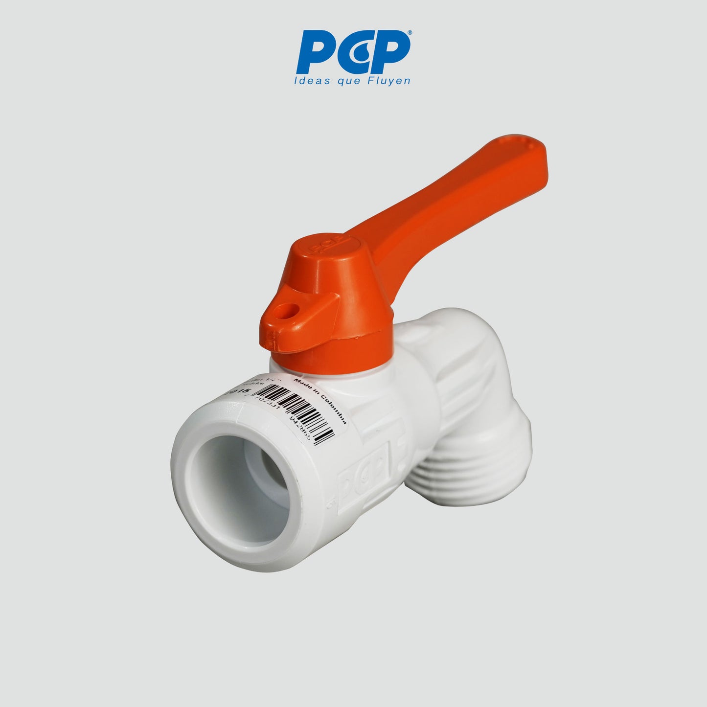 Llave de chorro soldar liviana en PVC 1/2"