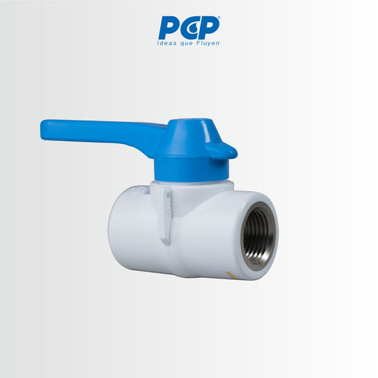 Válvula ultra pesada PVC 3/4"X3/4" DZR