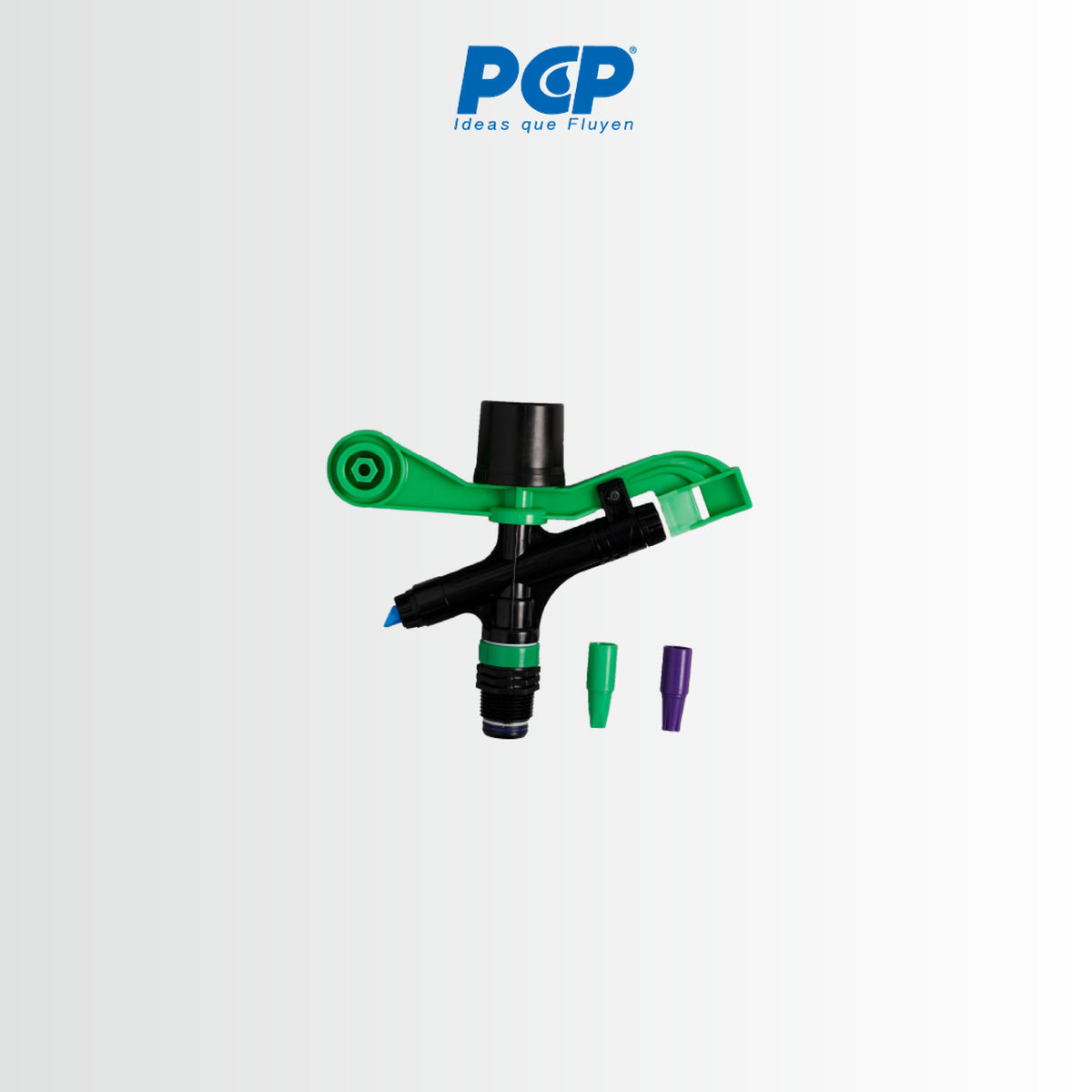 Aspersor de rosca de 3/4" NPT a 23°