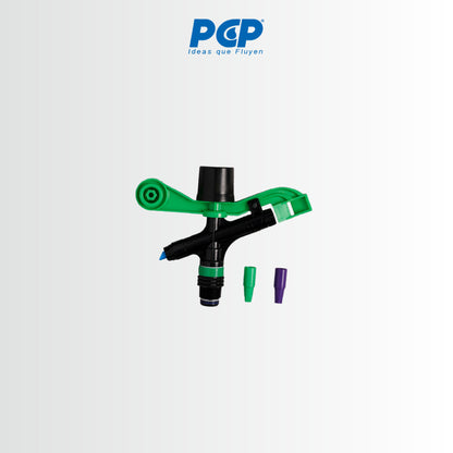 Aspersor de rosca de 3/4" NPT a 23°