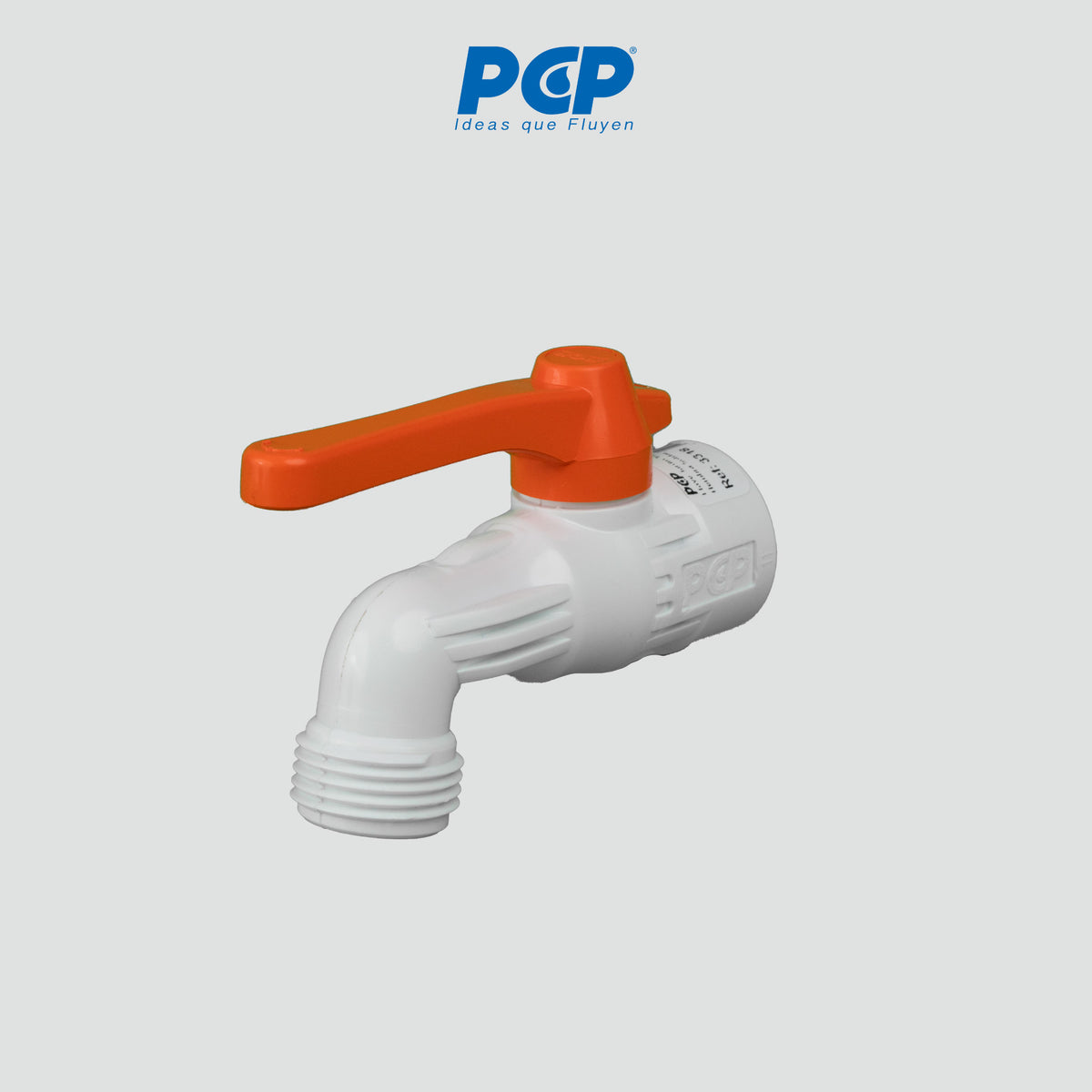 Llave de chorro soldar liviana en PVC 1/2"