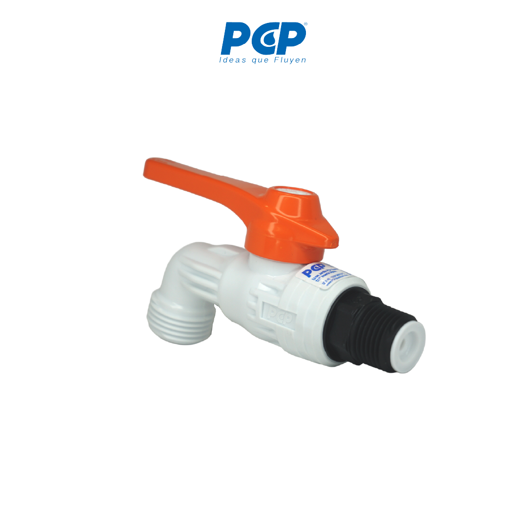 Llave de chorro PVC 1/2" liviana