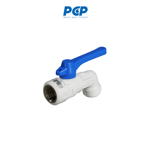 Llave de chorro PVC 1/2" hembra pesada