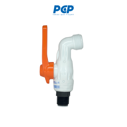 Llave de chorro PVC 1/2" liviana